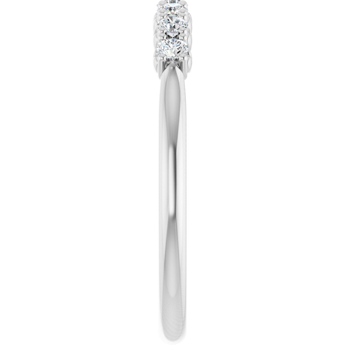 1/5 Ctw Lab-Grown Diamond Anniversary Band - White Gold - Lab Grown Diamond
