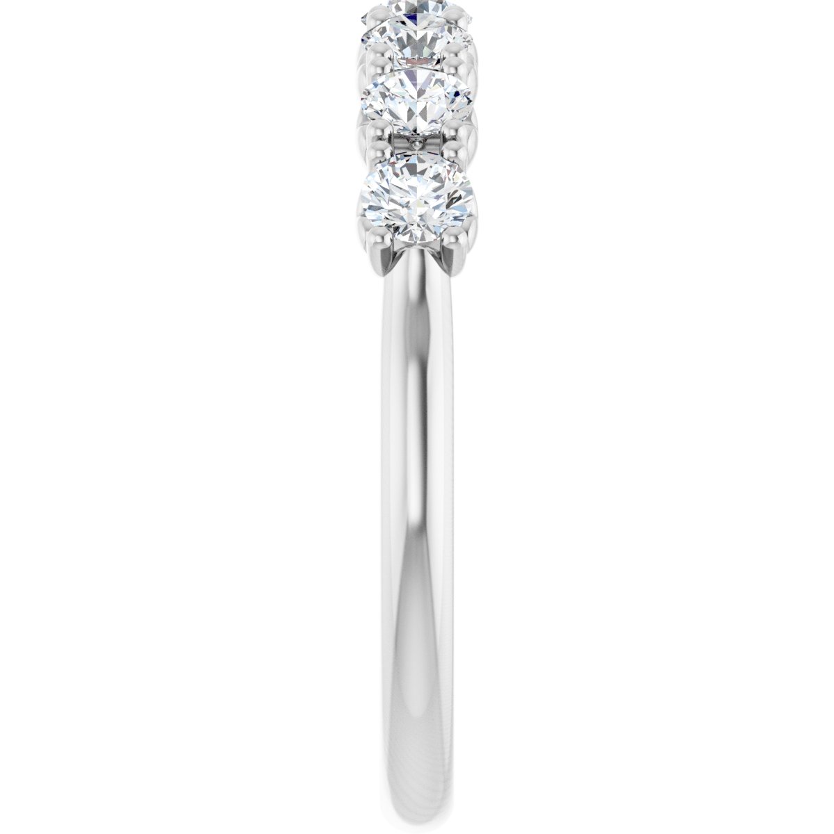 5/8 Ctw Lab-Grown Diamond Anniversary Band - White Gold - Lab Grown Diamond