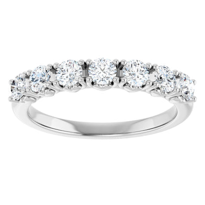 5/8 Ctw Lab-Grown Diamond Anniversary Band - White Gold - Lab Grown Diamond