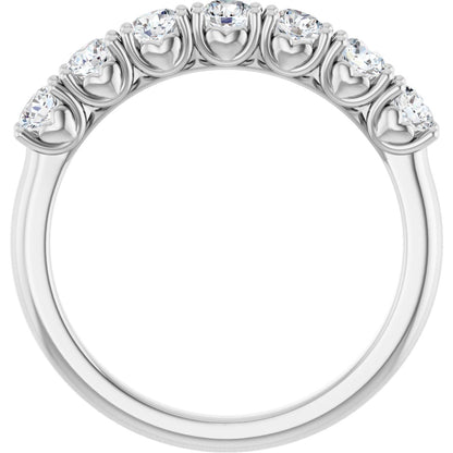 5/8 Ctw Lab-Grown Diamond Anniversary Band - White Gold - Lab Grown Diamond