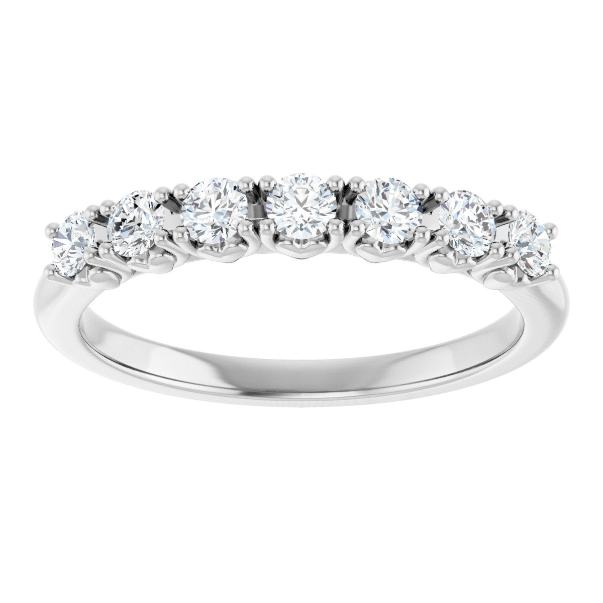 3/8 Ctw Lab-Grown Diamond Anniversary Band - White Gold - Lab Grown Diamond