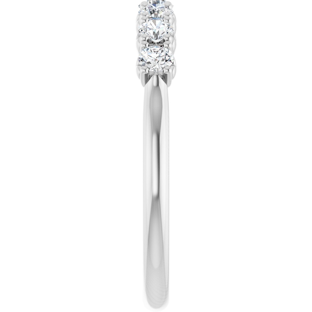 3/8 Ctw Lab-Grown Diamond Anniversary Band - White Gold - Lab Grown Diamond