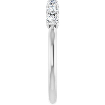 3/8 Ctw Lab-Grown Diamond Anniversary Band - White Gold - Lab Grown Diamond