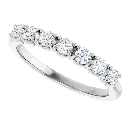 3/8 Ctw Lab-Grown Diamond Anniversary Band - White Gold - Lab Grown Diamond