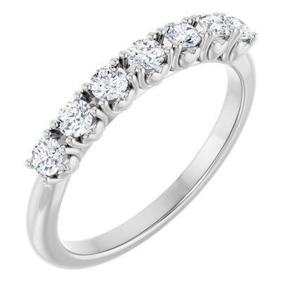 3/8 Ctw Lab-Grown Diamond Anniversary Band - White Gold - Lab Grown Diamond