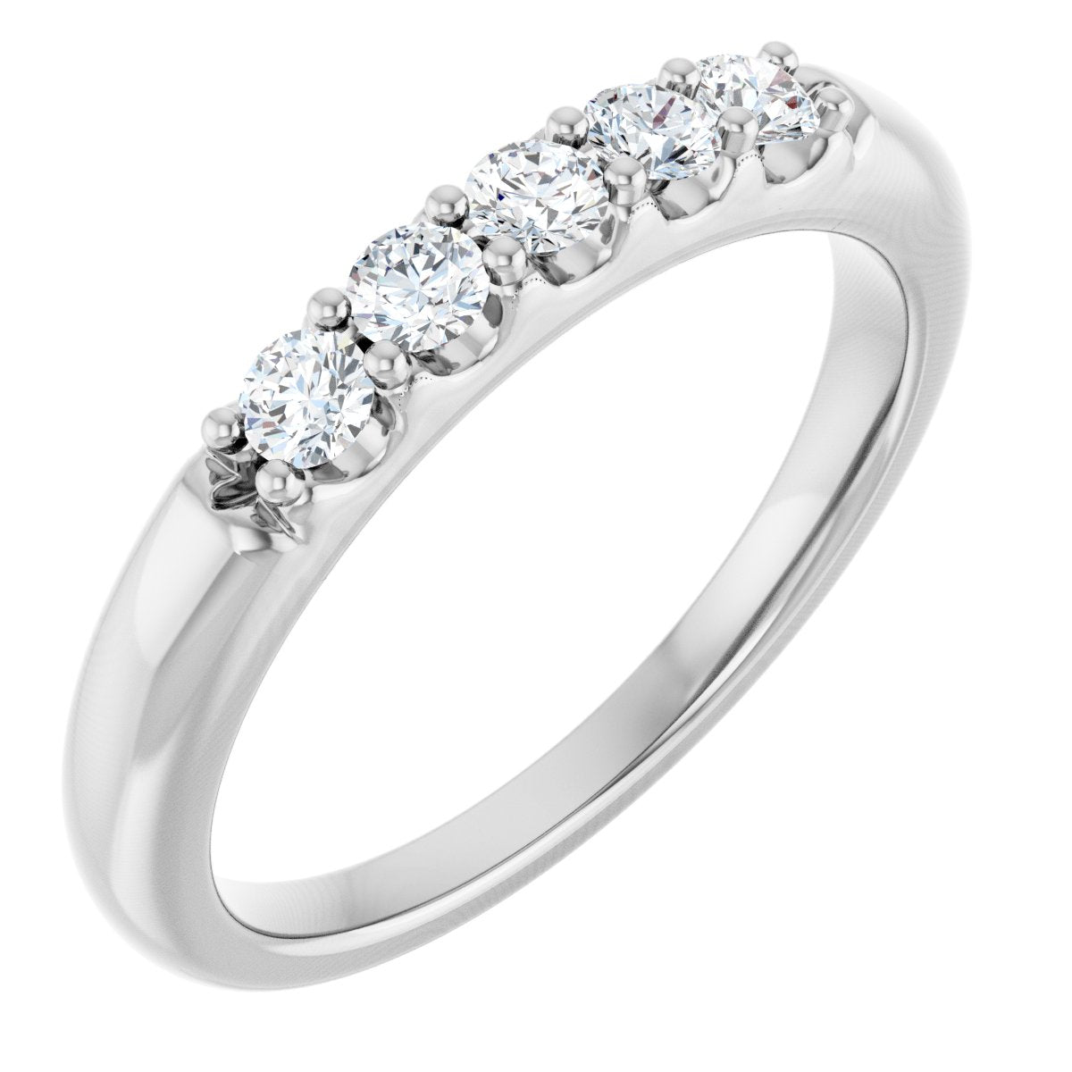 1/3 Ctw Lab-Grown Diamond Anniversary Band - White Gold - Lab Grown Diamond