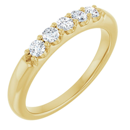 1/3 Ctw Lab-Grown Diamond Anniversary Band