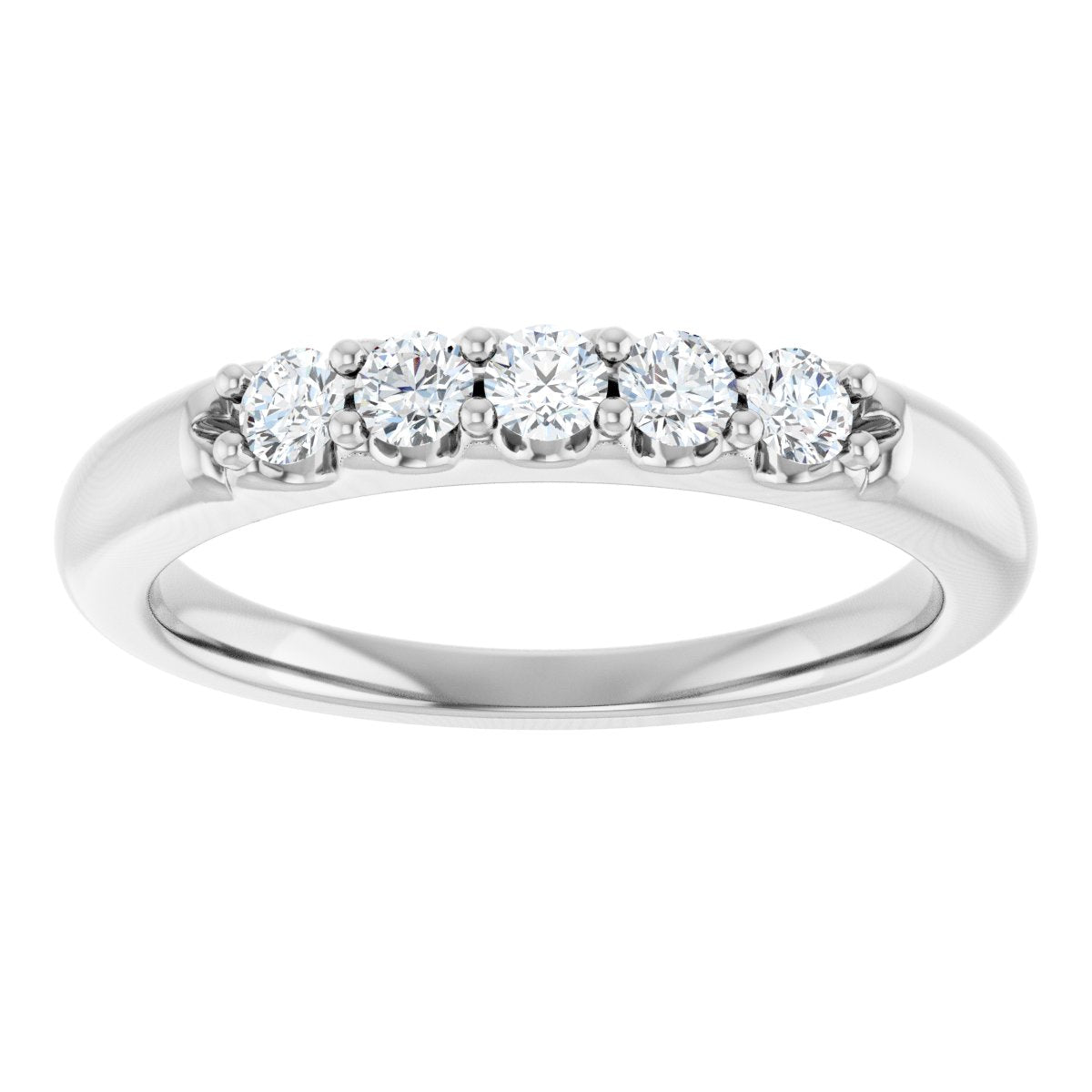 1/3 Ctw Lab-Grown Diamond Anniversary Band - White Gold - Lab Grown Diamond