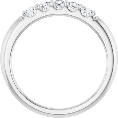 1/3 Ctw Lab-Grown Diamond Anniversary Band - White Gold - Lab Grown Diamond
