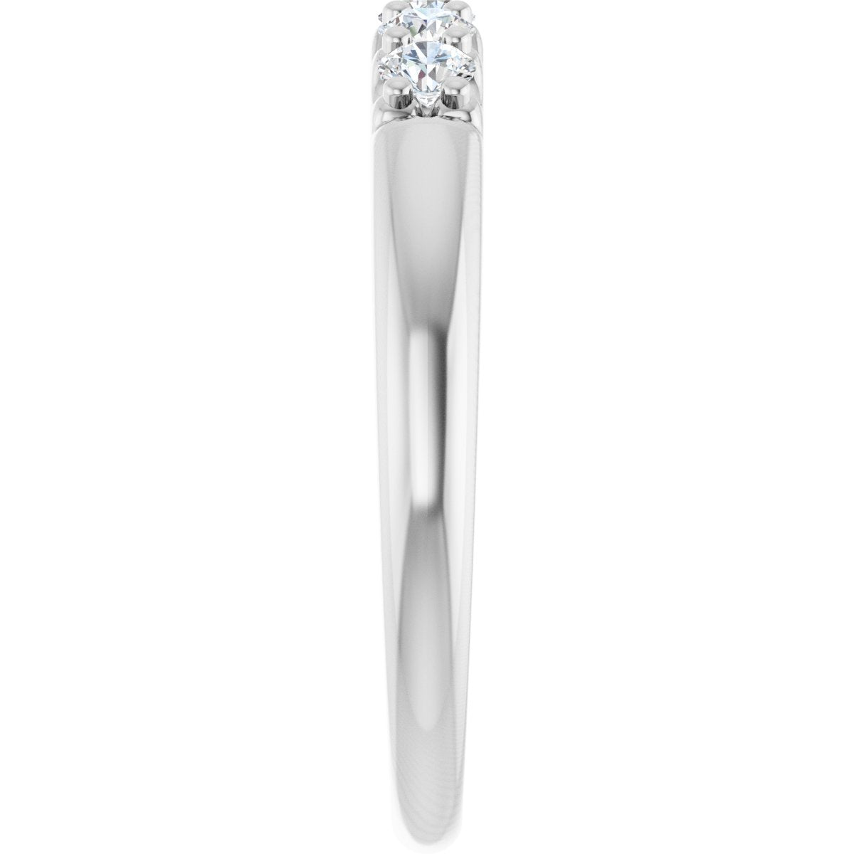 1/3 Ctw Lab-Grown Diamond Anniversary Band - White Gold - Lab Grown Diamond
