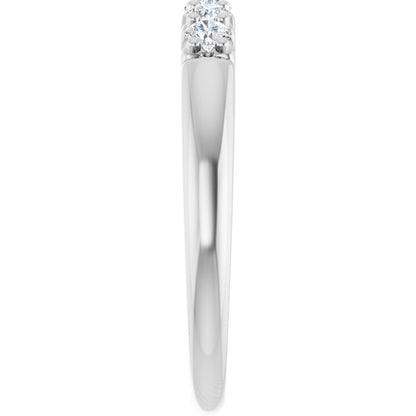 1/3 Ctw Lab-Grown Diamond Anniversary Band - White Gold - Lab Grown Diamond