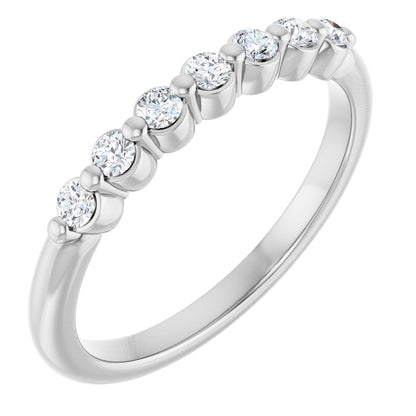 1/5 Lab-Grown Diamond Anniversary Band - White Gold - Lab Grown Diamond