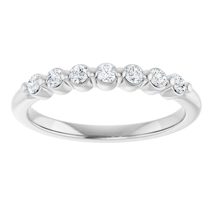 1/5 Lab-Grown Diamond Anniversary Band - White Gold - Lab Grown Diamond