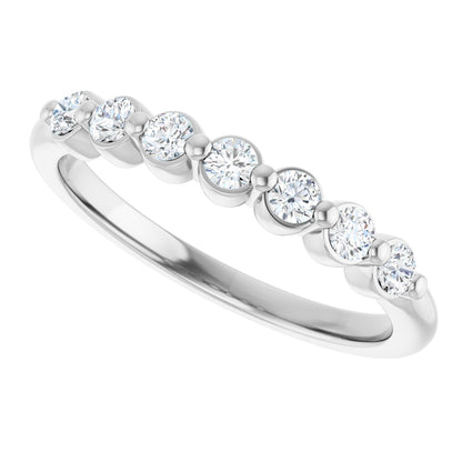 1/5 Lab-Grown Diamond Anniversary Band - White Gold - Lab Grown Diamond