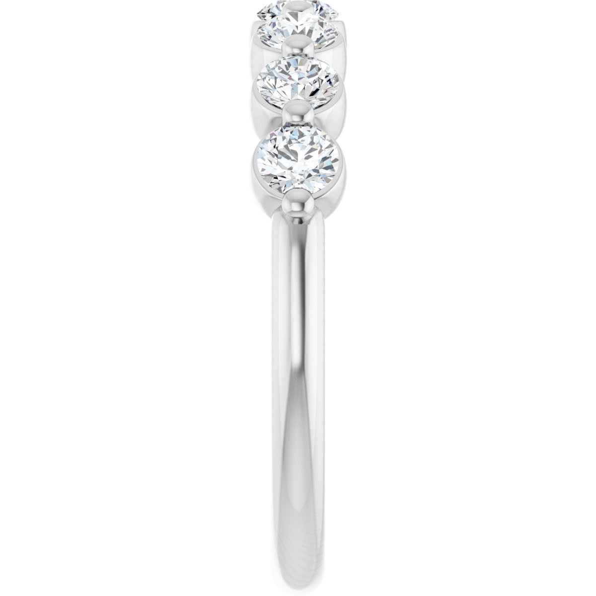 5/8 Lab-Grown Diamond Anniversary Band - White Gold - Lab Grown Diamond