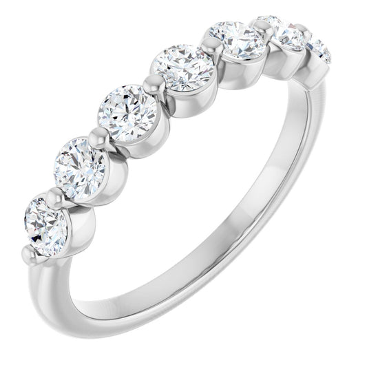 5/8 Lab-Grown Diamond Anniversary Band - White Gold - Lab Grown Diamond