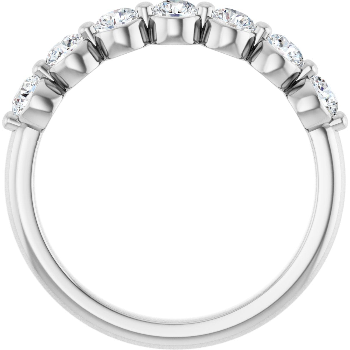 5/8 Lab-Grown Diamond Anniversary Band - White Gold - Lab Grown Diamond