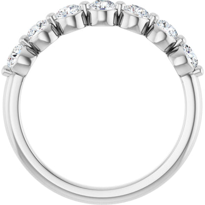 5/8 Lab-Grown Diamond Anniversary Band - White Gold - Lab Grown Diamond