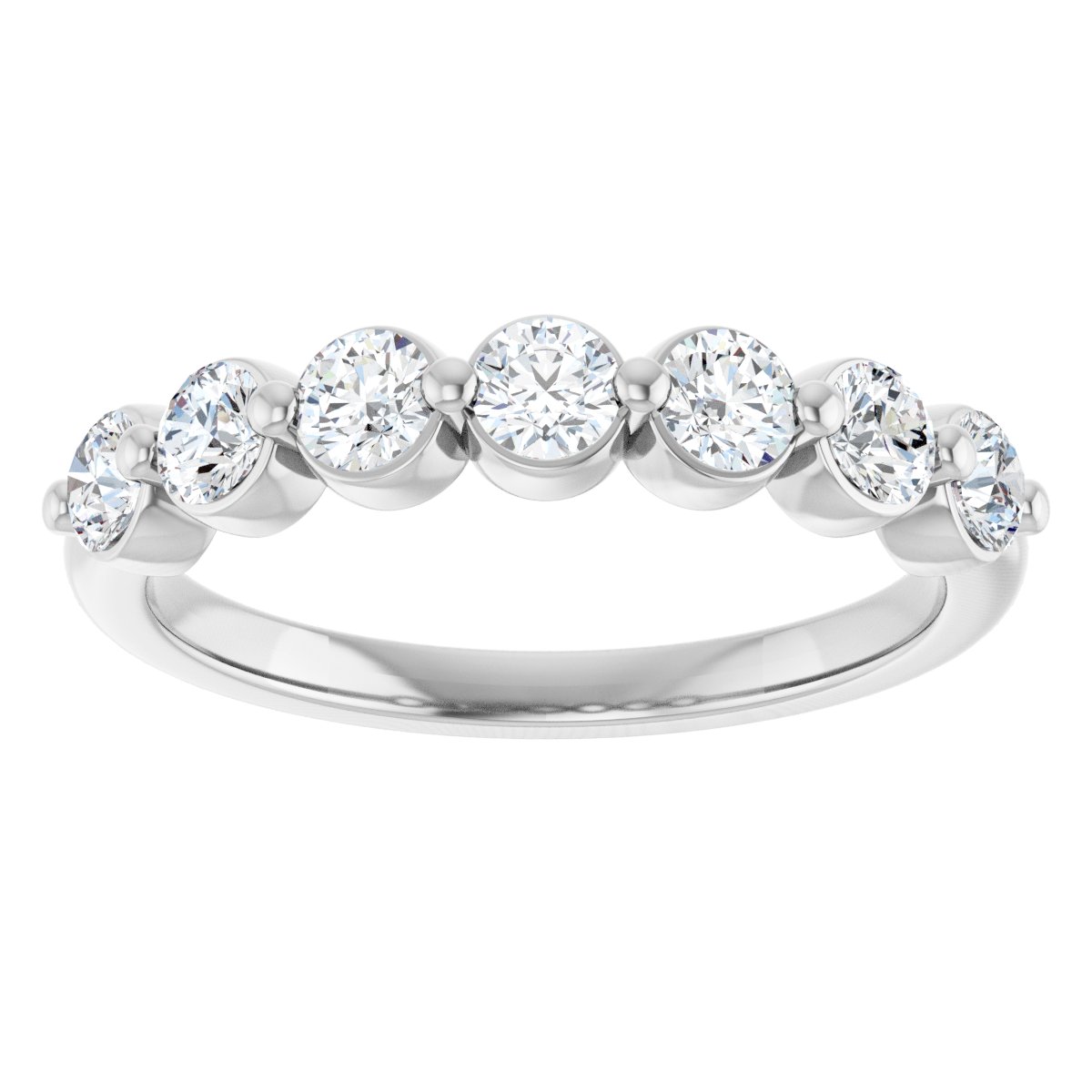 5/8 Lab-Grown Diamond Anniversary Band - White Gold - Lab Grown Diamond