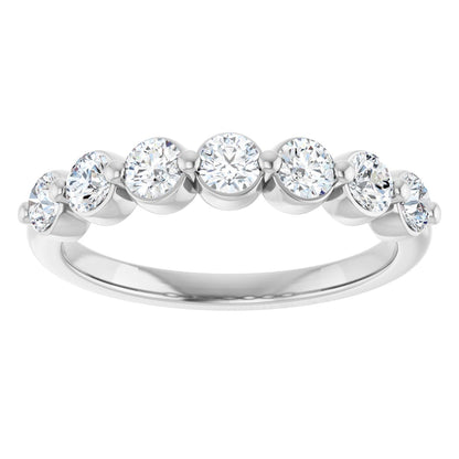 5/8 Lab-Grown Diamond Anniversary Band - White Gold - Lab Grown Diamond