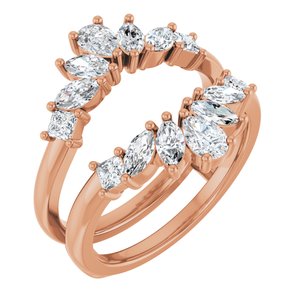 1 1/5 Ctw Pear Lab-Grown Diamond Ring Guard