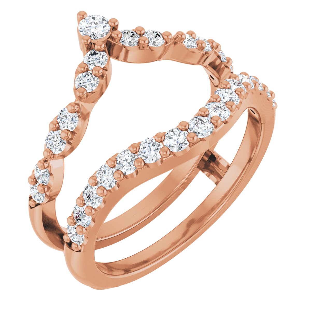 3/4 Ctw Lab-Grown Diamond Ring Guard
