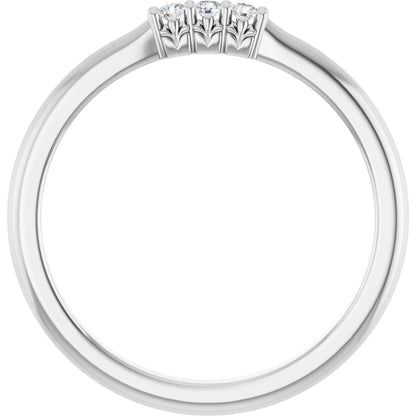 .06 Ctw Lab-Grown Diamond Anniversary Band - White Gold - Lab Grown Diamond