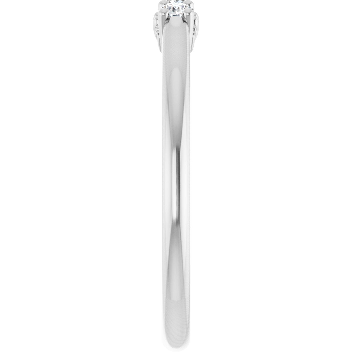 1/8 Ctw Lab-Grown Diamond Anniversary Band - White Gold - Lab Grown Diamond