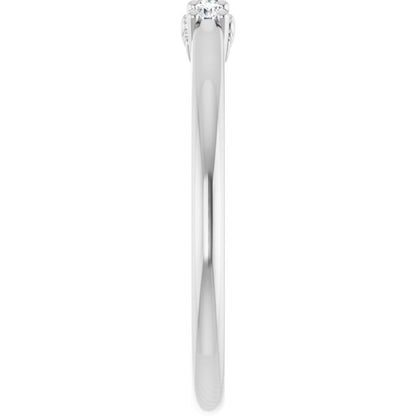 1/8 Ctw Lab-Grown Diamond Anniversary Band - White Gold - Lab Grown Diamond