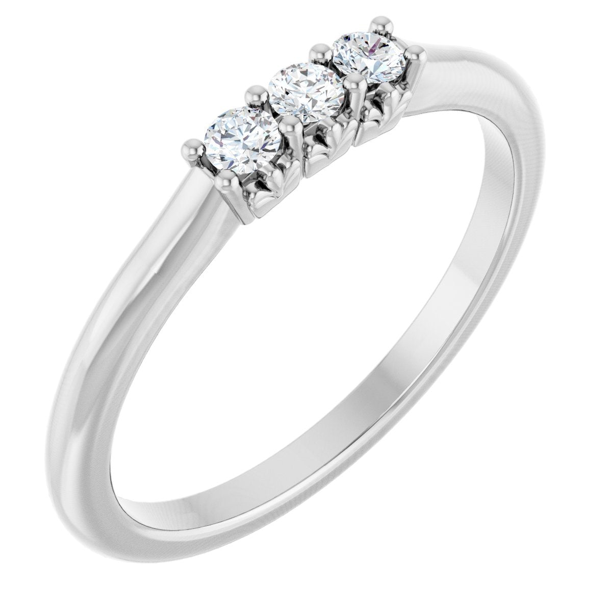1/8 Ctw Lab-Grown Diamond Anniversary Band