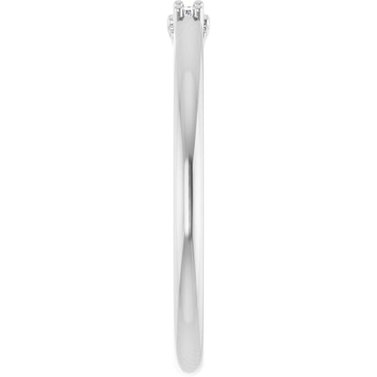 1/5 Ctw Lab-Grown Diamond Anniversary Band - White Gold - Lab Grown Diamond