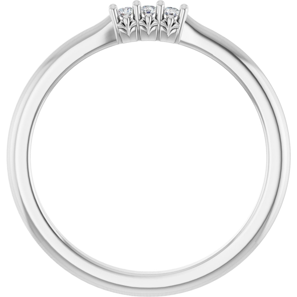 1/5 Ctw Lab-Grown Diamond Anniversary Band - White Gold - Lab Grown Diamond