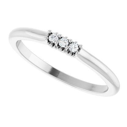 1/5 Ctw Lab-Grown Diamond Anniversary Band - White Gold - Lab Grown Diamond