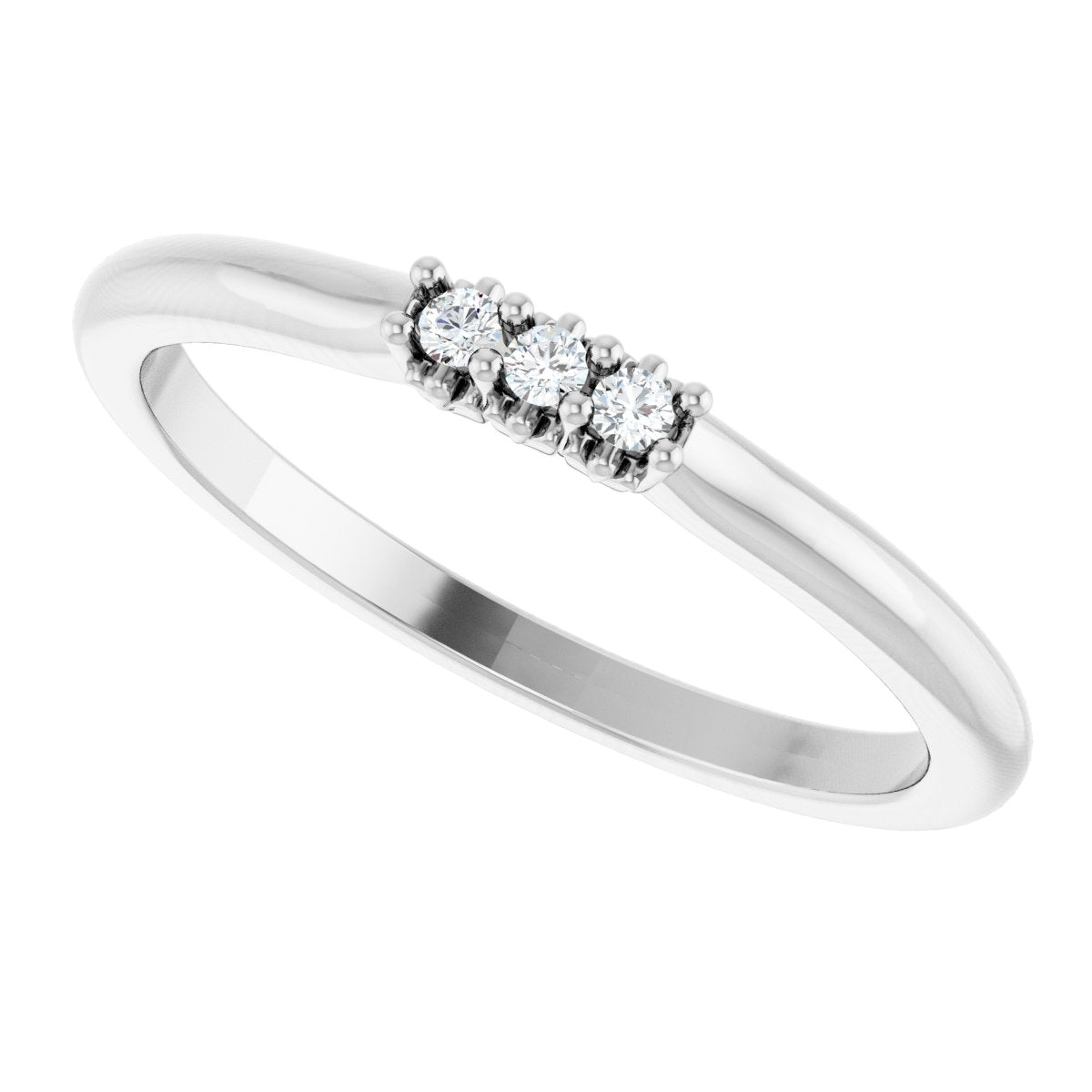 .05 Ctw Lab-Grown Diamond Anniversary Band - White Gold - Lab Grown Diamond