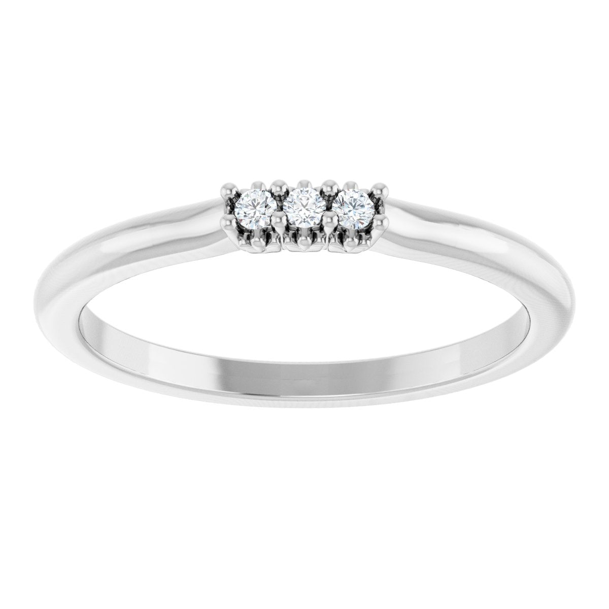 .05 Ctw Lab-Grown Diamond Anniversary Band - White Gold - Lab Grown Diamond