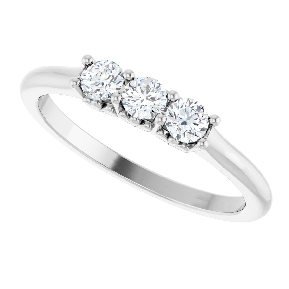 1/4 Ctw Lab-Grown Diamond Anniversary Band - White Gold - Lab Grown Diamond