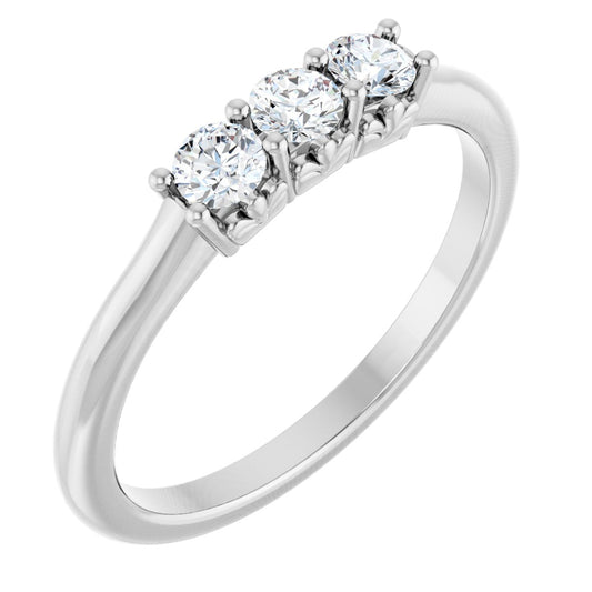 1/4 Ctw Lab-Grown Diamond Anniversary Band