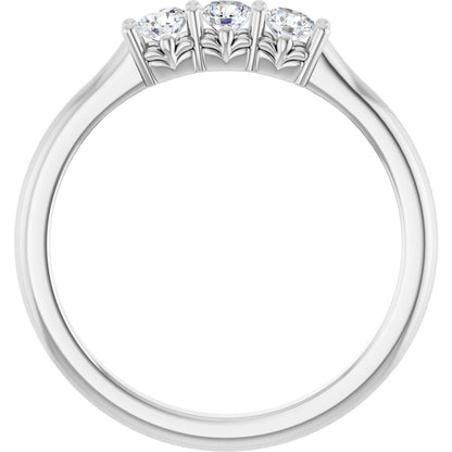 1/4 Ctw Lab-Grown Diamond Anniversary Band - White Gold - Lab Grown Diamond