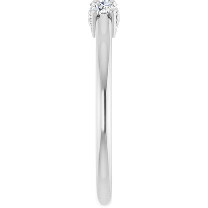 1/4 Ctw Lab-Grown Diamond Anniversary Band - White Gold - Lab Grown Diamond