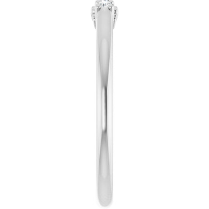.08 Ctw Lab-Grown Diamond Anniversary Band - White Gold - Lab Grown Diamond