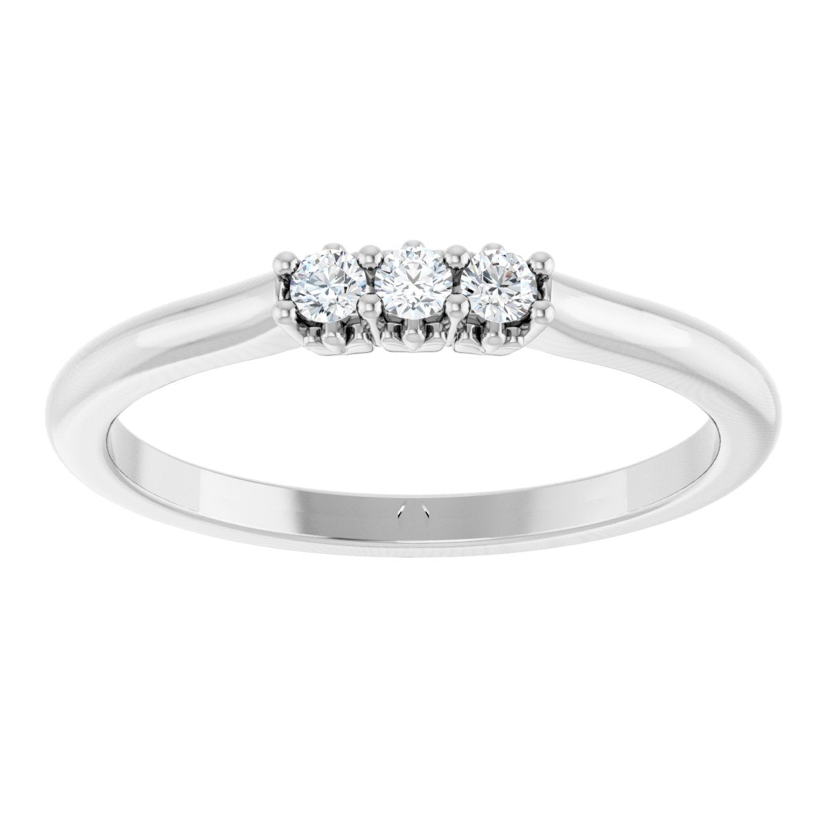 .08 Ctw Lab-Grown Diamond Anniversary Band - White Gold - Lab Grown Diamond