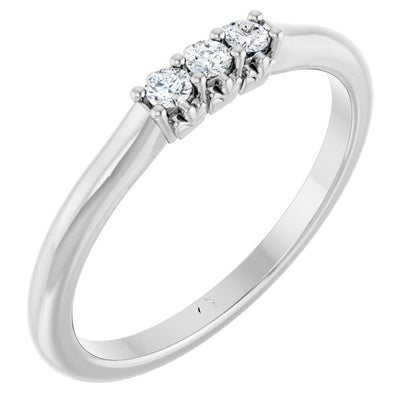 .08 Ctw Lab-Grown Diamond Anniversary Band
