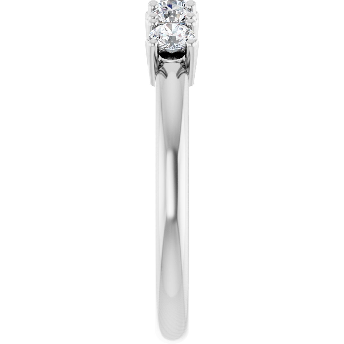1/2 Ctw Lab-Grown Diamond Anniversary Band - White Gold - Lab Grown Diamond