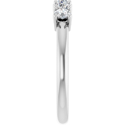 1/2 Ctw Lab-Grown Diamond Anniversary Band - White Gold - Lab Grown Diamond