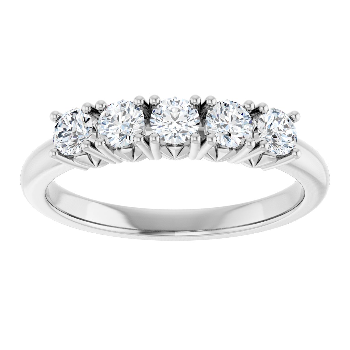 1/2 Ctw Lab-Grown Diamond Anniversary Band - White Gold - Lab Grown Diamond