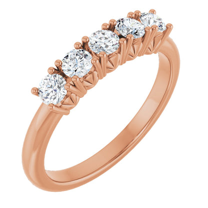 1/2 Ctw Lab-Grown Diamond Anniversary Band
