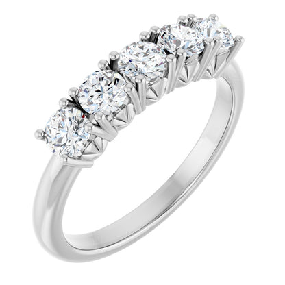 3/4 Ctw Lab-Grown Diamond Anniversary Band - White Gold - Lab Grown Diamond