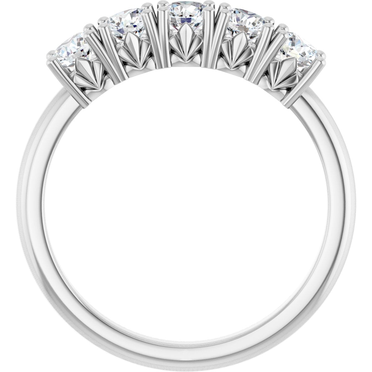 3/4 Ctw Lab-Grown Diamond Anniversary Band - White Gold - Lab Grown Diamond