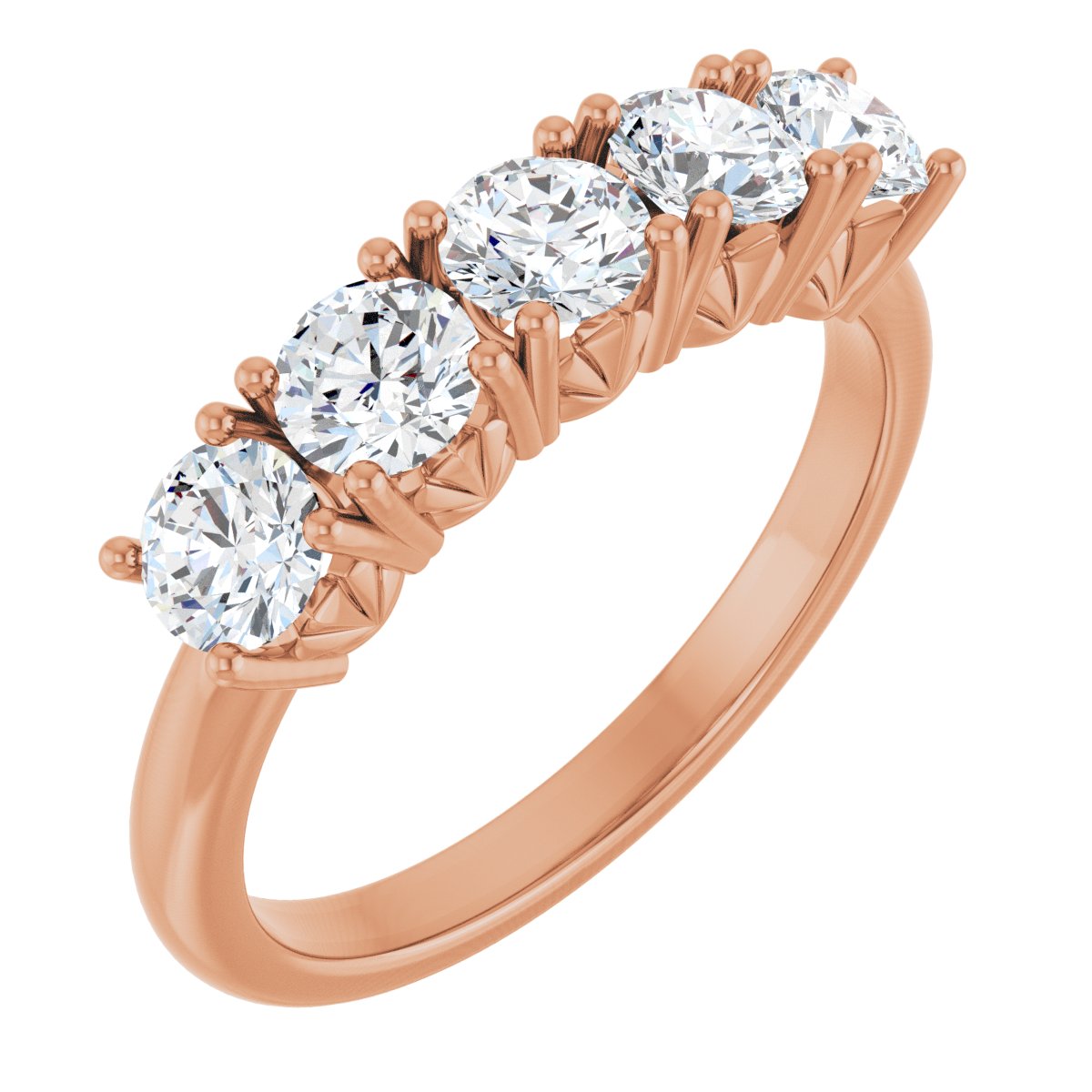 1 1/5 Ctw Lab-Grown Diamond Anniversary Band