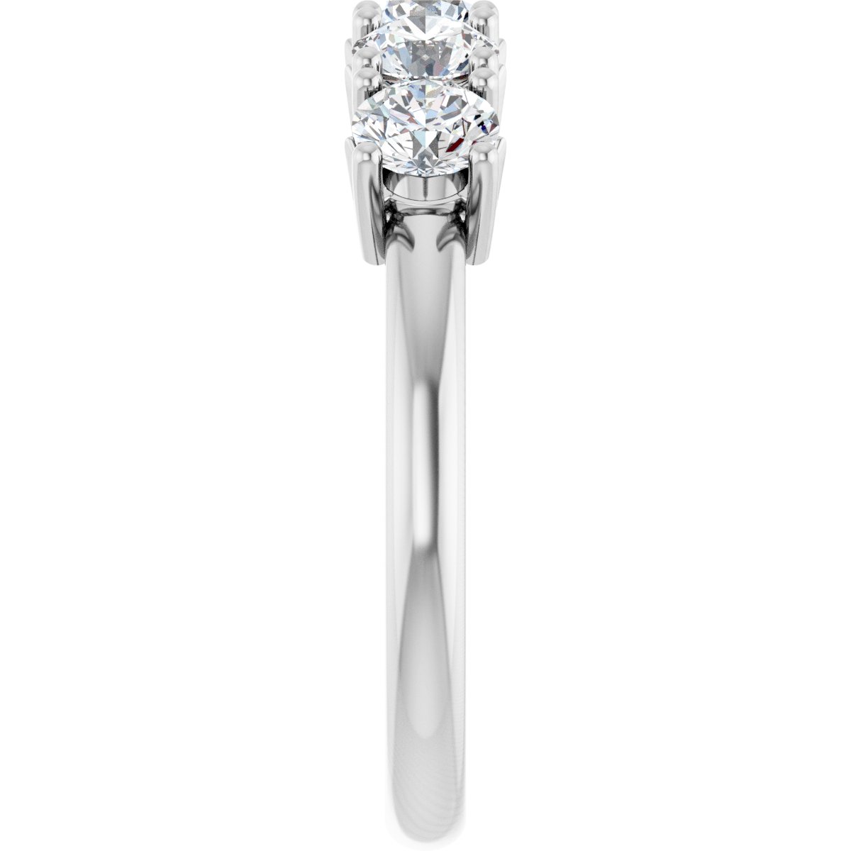 1 1/5 Ctw Lab-Grown Diamond Anniversary Band - White Gold - Lab Grown Diamond